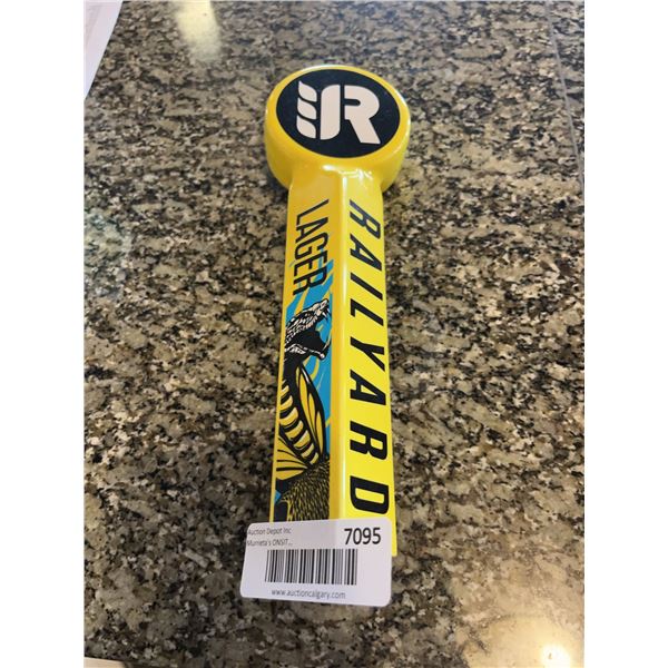 Railyard Lager Beer Tap Handle
