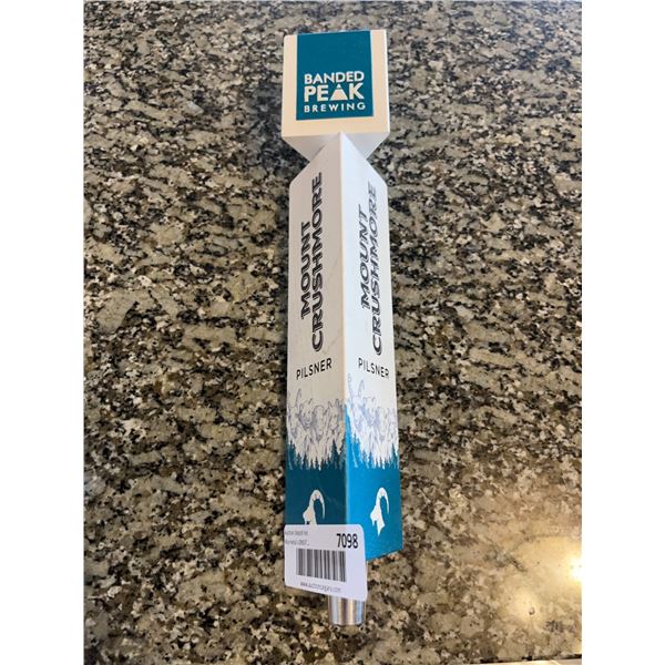 Banded Peak Brewing Mount Crushmore Pilsner Tap Handle
