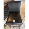 Image 5 : Elegant Black Faux Leather Bar Stool 30" High