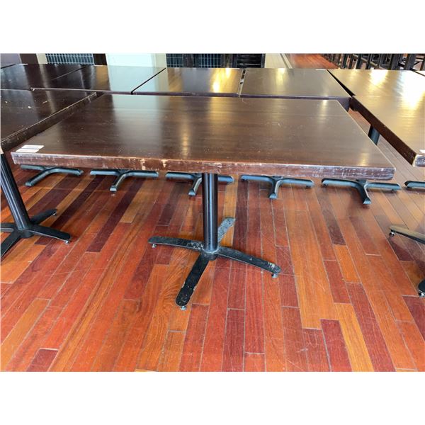 Rectangular Wood Restaurant Table 48"x32"x30"