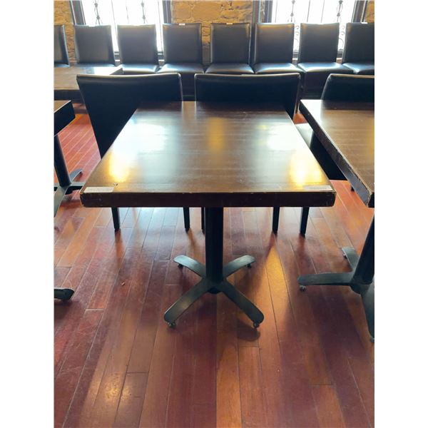 Rectangular Wood Restaurant Table 24"x32"x30"