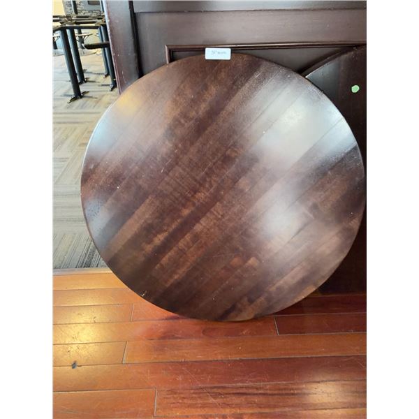 36-Inch Round Wooden Tabletop !Top Only!