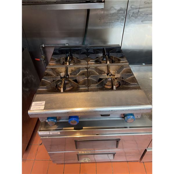 Imperial 24-Inch Wide Four-Burner Gas Range