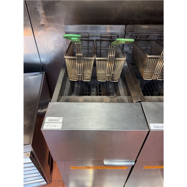 Frymaster GF14SC 88000 BTU Dual Basket Commercial Deep Fryer