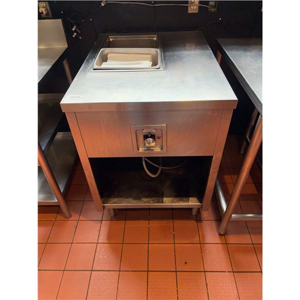 Stainless Steel Heated Food Well Table 26"x35"x35"