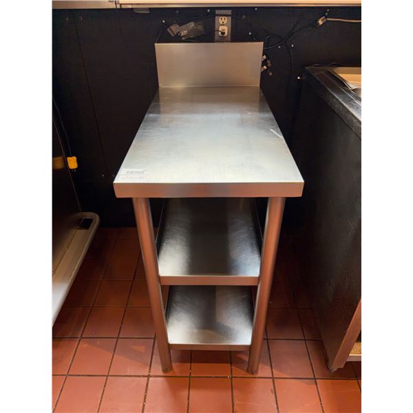 Stainless Steel 3 Tier Work Table 16"x30"x35"