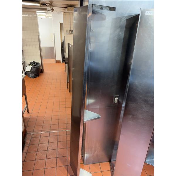 Stainless Steel Wall Cabinet 78"x12"