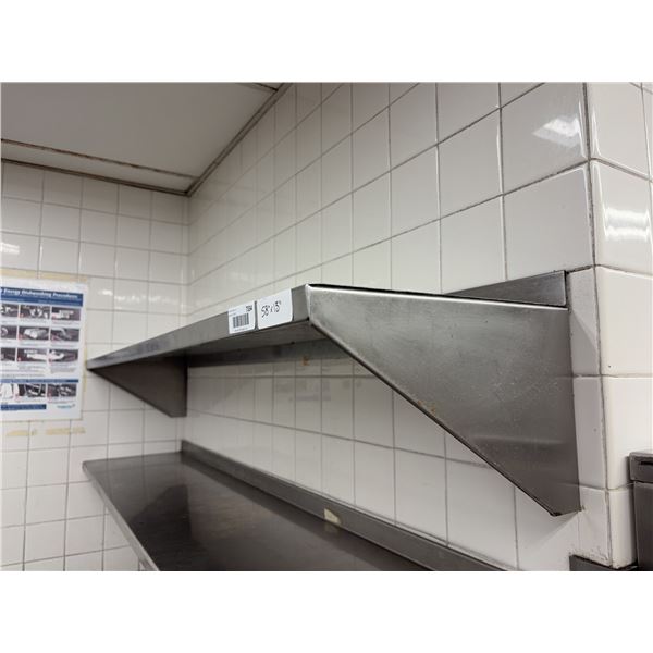 Stainless Steel Wall Shelf 58"x13"