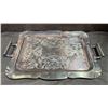 Image 15 : Silver Plate Tea Set, Trays, Bowls, Stands and Flatware Collection