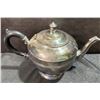 Image 9 : Silver Plate Tea Set, Trays, Bowls, Stands and Flatware Collection