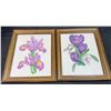 Image 9 : Framed Art and Hawaiian Gold-Plated Flower Plaques Lot