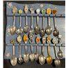 Image 2 : Collectible Souvenir Spoons with Display Racks