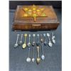 Image 1 : Wooden Box With Canadian Provincial Crests, and more