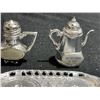 Image 11 : Ceramic Spice Set, Miniature Mt. Rushmore Teapots, Hammered Metal Bowl