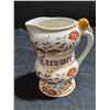 Image 5 : Ceramic Spice Set, Miniature Mt. Rushmore Teapots, Hammered Metal Bowl