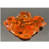Image 2 : Chalet Canada Orange Art Glass Trio