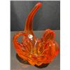 Image 7 : Chalet Canada Orange Art Glass Trio