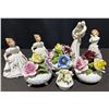 Image 1 : English Fine Bone China Floral Figurines and more