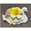 Image 8 : English Bone China Floral Figurines and Belleek Ivory Porcelain Vases