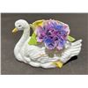 Image 9 : English Bone China Floral Figurines and Belleek Ivory Porcelain Vases