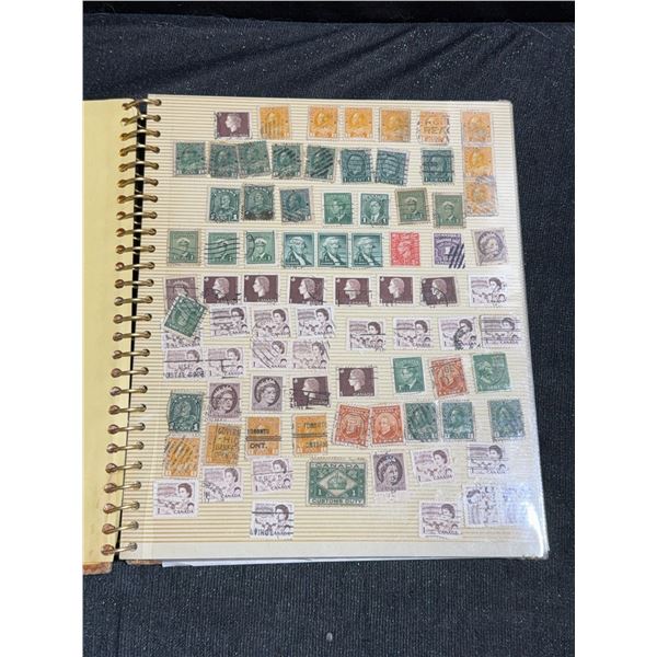 Album of 792 Canadian Postage Stamps Assorted Eras and Designs