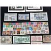 Image 9 : World Banknotes and Stamp Collection Including US Air & Space Stamps