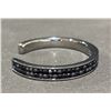 Image 7 : Swarovski Black Crystal Open Cuff Bracelet with Original Box