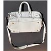 Image 3 : Authentic White Coach Rhyder Satchel Leather Handbag
