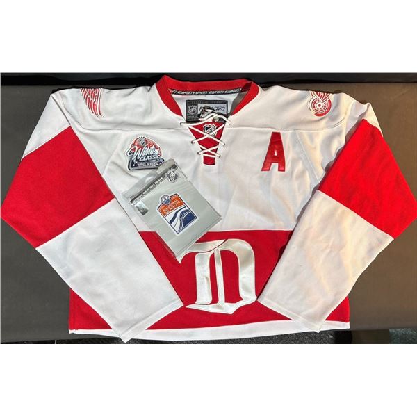 Detroit Red Wings 2009 Winter Classic Zetterberg Jersey with Oilers Inaugural Patch