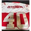 Image 8 : Detroit Red Wings 2009 Winter Classic Zetterberg Jersey with Oilers Inaugural Patch