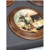 Image 5 : 5 Reco 1991 Decorative Plates with Wood Frames