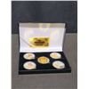 Image 2 : Lion King 24K Gold-Plated Coin Set by CM with Deluxe Display Box