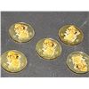 Image 6 : Lion King 24K Gold-Plated Coin Set by CM with Deluxe Display Box