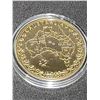 Image 10 : Australian 24K Gold Plated Commemorative Coin Set and BuddhaBless Insect Brooch with Necklace