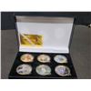Image 5 : Australian 24K Gold Plated Commemorative Coin Set and BuddhaBless Insect Brooch with Necklace