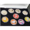 Image 5 : Peanuts Colourized U.S. Coin Set with Box and COA
