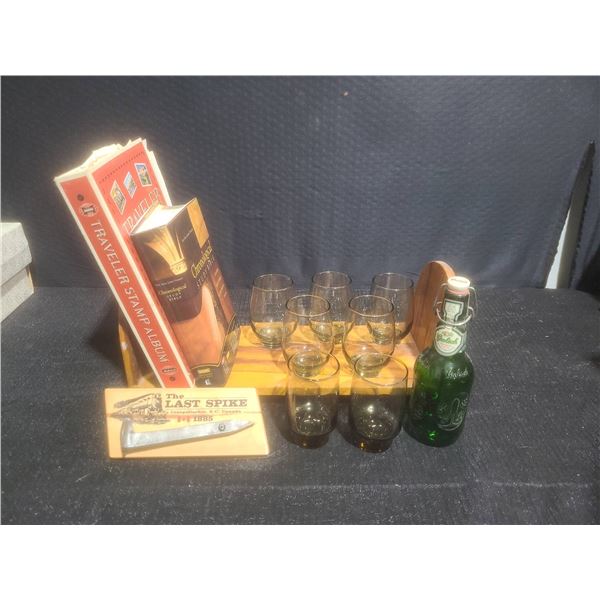 Lot: Traveler Stamp Album, Chronological Study Bible, and more