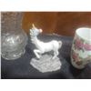 Image 14 : Decorative Mugs, Jewelry, Porcelain Unicorn, Glassware, Removable Sunflower Wall Stickers