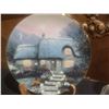 Image 11 : Lot: Thomas Kinkade Plates, Lolë Sling Bag, Drinkware, and Storage Jars