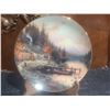 Image 13 : Lot: Thomas Kinkade Plates, Lolë Sling Bag, Drinkware, and Storage Jars