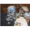 Image 3 : Lot: Thomas Kinkade Plates, Lolë Sling Bag, Drinkware, and Storage Jars