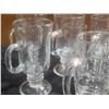 Image 10 : 14 Assorted Mini Glass Mugs & Tumblers, Silver Plate Butter Dish
