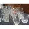 Image 11 : 14 Assorted Mini Glass Mugs & Tumblers, Silver Plate Butter Dish