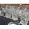 Image 9 : 14 Assorted Mini Glass Mugs & Tumblers, Silver Plate Butter Dish