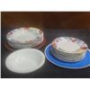 Image 3 : Corelle and Imperial Table Dinnerware, Glass Bottles and Bear Jar Assortment