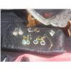 Image 11 : Decorative Collectibles and Jewelry Lot With Wall Art, Plates, Heart Glass Frame, Apparel