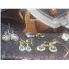 Image 14 : Decorative Collectibles and Jewelry Lot With Wall Art, Plates, Heart Glass Frame, Apparel