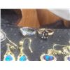 Image 15 : Decorative Collectibles and Jewelry Lot With Wall Art, Plates, Heart Glass Frame, Apparel