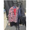 Image 6 : Women's Clothing Lot With Silver Jeans, Tops, Sweatshirt, and Accessories