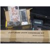 Image 3 : Lot: 6.6ft Barn Door Hardware Kit, DeWalt 15° Coil Nails, and more